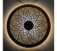 Applique murale orientale en laiton D 77 cm Applique murale d'intérieur pour motifs de conte de fées comme 1001 nuits | Véritable artisanat du Maroc | 100 % fait main traditionnelle