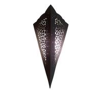 Applique murale orientale Samir | Lampe bohème marocaine en métal, H 45 cm