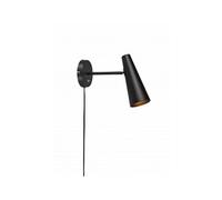Applique murale PEAK Noire 1 ampoule