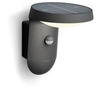 Philips Applique murale solaire Tyla – Classe A, détecteur, 3000K, 250 lm, IP44, Anthracite