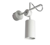 Applique Murale Pivotante En Blanc GU10 Style Vintage / Industriel