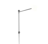 Applique Murale Pivotante Mini Potence Gris