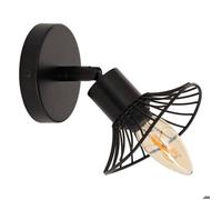 Atmosphera - Applique en métal adelia noire d10cm