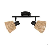 Applique murale/plafonnier Myha beige 28x15cm - Atmosphera Créateur d'intérieur