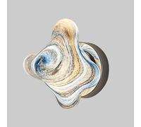 Applique Murale Planet, Lampe Murale pour Chambre d'enfant, Applique Murale en métal avec Abat-Jour géométrique en Verre, luminaires G9, Lampes murales Design Moderne pour Chambre à Coucher ou c