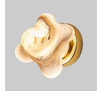 Applique Murale Planet, Lampe Murale pour Chambre d'enfant, Applique Murale en métal avec Abat-Jour géométrique en Verre, luminaires G9, Lampes murales Design Moderne pour Chambre à Coucher ou c