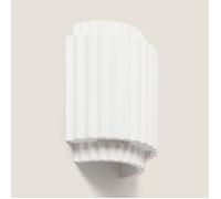 Applique Murale Plâtre Double Colum Blanc