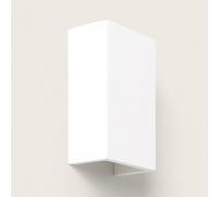 LEDKIA LIGHTING Applique Murale Plâtre Dupmy Square Blanc G9