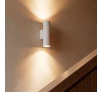 LEDKIA LIGHTING Applique Murale Plâtre Éclairage Double Face Alejandrita Blanc