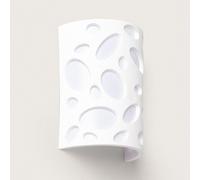 TechBrey Applique Murale Plâtre Yeso Hole Blanc Blanc G