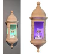 Applique Murale Portoricaine Garita Coqui, Veilleuse Led sans Fil Imprimée en 3d avec Grenouille Coquí, Décoration Style Boricua pour Intérieur/extérieur, Cadeaux Uniques pour Les Amoureux(1pc)