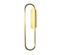 Applique Murale pour Chambre à Coucher Moderne et Nordique, 40 cm, en cuivre, Style Industriel, intensité Variable, 3 000 K/4 000 K/6 000 K, pour Salle de Bain, Coiffeuse, Salle à Manger, Couloir