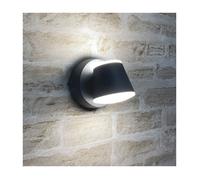 Arum LIGHTING - Applique Murale Extérieure LED BELIZE 8W (960 Lm), Blanc Naturel 4000K, Étanche IP54, Fonte d'Aluminium Gris Anthracite, Éclairage Façade Design Arrondi