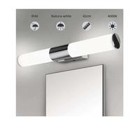 Applique murale pour miroir de salle de bain, plafonnier de salle de bain, éclairage de maquillage chromé