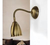 Applique Murale Premium En Laiton Bronze 1-Fl Spots Orientable Lampe Projecteur