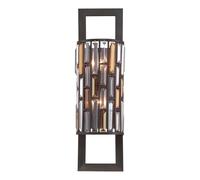 Applique Murale Prism Bronze Carré Art Déco Nouveau Design Lampe Couloir