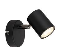 Applique Murale Projecteur Lampe Spot Noir Mat Pivotante H 10,5 Cm
