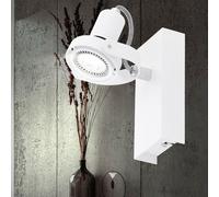 Applique Murale Projecteur Pivotant LED Lampe de Chambre Blanc H 15,5 CM