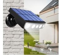 Applique Murale - PRUMYA - Lampe Solaire LED - Détecteur de mouvement - IP65 - Jardin Noir