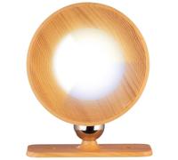 Applique murale rechargeable avec LED CCT à intensité variable - aspect bois de pin [Lunartec]