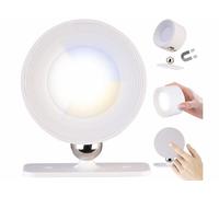 Applique murale rechargeable - Lunartec - LED CCT - Intensité variable - Coloris blanc - Design moderne