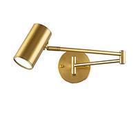 Applique Murale Réglable Pliante, Angle Bras Articulé Lampe Murale Fer Forgé Lampe de Chevet Double Bras Pivotant Lampe de Mur Lumière pour Maison Chevet Lecture Couloir Salon Chambre,D'or
