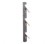 Applique murale réglable pour salon, salle à manger, plafonnier argenté, spots mobiles, 3x 3W 3x185lm 3000K, LxH 17x58 cm