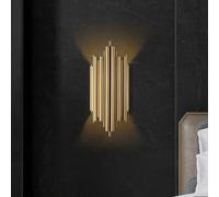 Applique murale Reis 13341 Opviq, dimmable, doré, Salon / Salle à manger, Métal, Moderne, Applique Murale