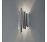 Applique murale Reis Opviq, dimmable, argenté, Salon / Salle à manger, Métal, Applique Murale