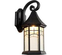 Applique Murale Rétro D'Extérieur, Lanterne Étanche, Compatible Avec Patio, Jardin, Villa, Terrasse, Encadrement de Porte, Balcon, Luminaire Extérieur, Lustre