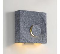 Applique Murale rétro Industrielle en Ciment pour Couloir, décoration d'intérieur, Style Nordique Moderne, carrée, pour Chambre à Coucher, Style Minimaliste du Milieu du siècle, pour Salon, allée