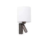 Applique Murale ROB 60W avec Liseuse Bronze