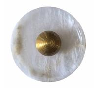 Applique murale ronde en albâtre, en marbre naturel, luminaire pour salle de bain, salon, chambre, couloir, escalier, café