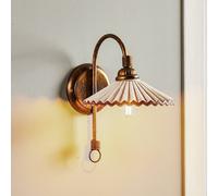 Applique murale Rosina ONLI, dimmable, bronze, Salon / Salle à manger, Céramique, Maison de campagne / Rustique, Applique Murale