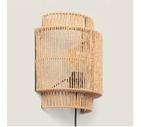 LEDKIA LIGHTING Applique Murale Rotin Kirito Naturel E27