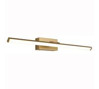 Applique murale salle de bain miroir lampe murale salon lampe chambre, métal aluminium chromé, 18W 1800Lm 4000K blanc neutre, L 60 cm