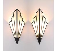 Applique murale secteur moderne de style européen, applique murale créative simple, pour chambre à coucher, allée, salon, support de lampe, douille E12, luminaire Art déco