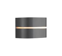 Applique murale SIBELIS Matière plastique Anthracite, H.12 - IP44 - E27 / Extérieur