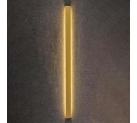 Applique Murale Simple et créative à Longue Bande, éclairage bilatéral, Blanc Chaud, éclairage d'ambiance linéaire créatif, Lampe Murale Minimaliste en Aluminium, Base E27 W