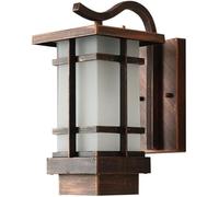 Applique Murale Simple Japonaise, Applique Murale D’extérieur, E27, Dressing, Chambre, Couloir du Salon, Terrasse De La Villa, Balcon du Jardin, Brown