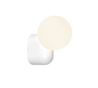 Applique Murale Simple Lyra, Finition Laquée Blanche Blanc
