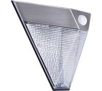 Smartlight 5000.703 Applique Solaire avec PIR, Acier,Plastique, Intégré, Gris, 12.50 x 24.00 x 19.00