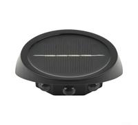 Applique murale solaire à trois têtes avec détecteur de mouvement, projecteur de sécurité LED étanche, lampe de jardin extérieure réglable pour cour, terrasse, chaude (A)