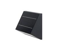 Applique murale solaire aluminium ECOSTEP H14cm