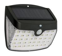 Applique murale solaire - EZ SOLAR - 300 Lumens - Détecteur de mouvement - Noir - LED