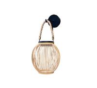 Lumisky Applique murale sans fil solaire LED ISALINE en bambou style bohème H40cm