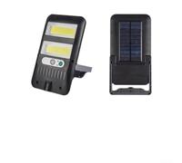 Applique murale solaire LED d'extérieur activée par le mouvement IP65 étanche lampe de sécurité pour allée, porche, cour, noir, 18 cm (3)