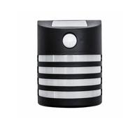 Applique Murale Solaire - Noire - Détecteur de Mouvement - LED - Autonome - IP44