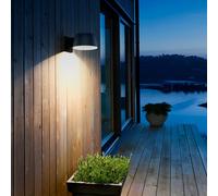 Lumisky Spot projecteur mural solaire LOOPIN blanc froid avec détecteur de mouvement 4 modes H10cm