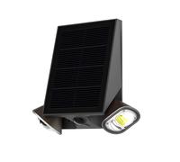 Applique murale solaire sensor noir striker